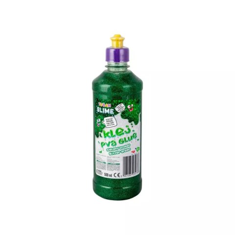 Klej PVA 500 ml brokatowy zielony Klej PVA 500 ml brokatowy zielony