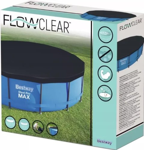 Pokrywa Flowclear do basenu stelażowego okrągłego