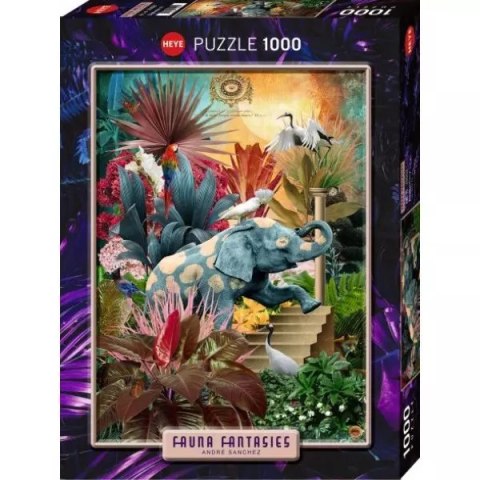 Puzzle 1000 elementów. Fantastyczna Fauna - Elephantais Puzzle 1000 elementów. Fantastyczna Fauna - Elephantais