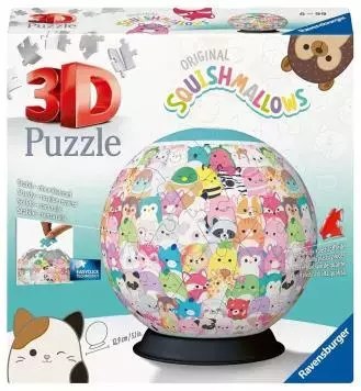 Puzzle 3D 72 elementy. Kula: Squishmallows Puzzle 3D 72 elementy. Kula: Squishmallows