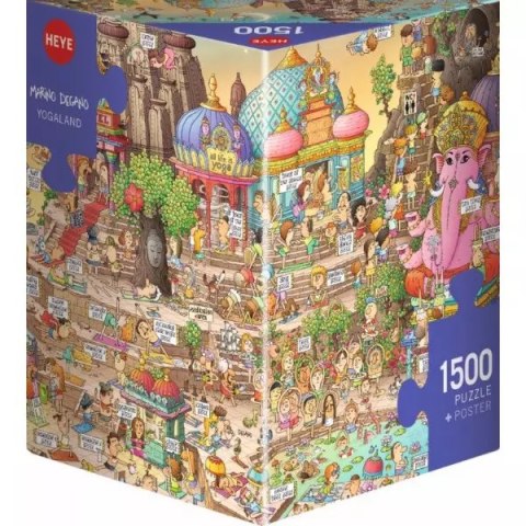 Puzzle Heye. 1500 elementów. Kraina Jogi, Degano Puzzle Heye. 1500 elementów. Kraina Jogi, Degano