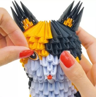 Origami 3D. Kot (743 elementy)