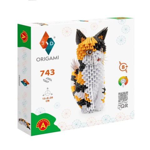 Origami 3D. Kot (743 elementy)