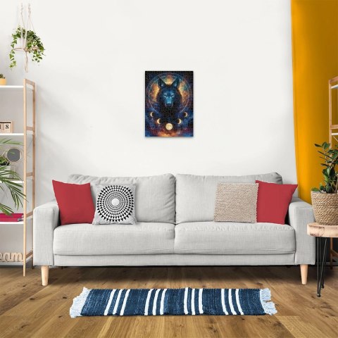 Puzzle 500 elementów. Świecące w ciemności. Wilk i księżyce Puzzle 500 elementów. Świecące w ciemności. Wilk i księżyce