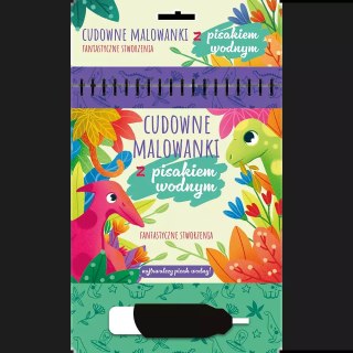 Cudowne malowanki z pisakiem wodnym. Fantastyczne stworzenia