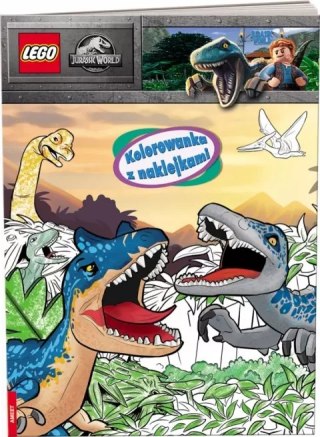 LEGO Jurassic World. Kolorowanka z naklejkami