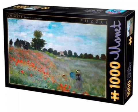 Puzzle 1000 elementów. Claude Monet, Pole maków Puzzle 1000 elementów. Claude Monet, Pole maków