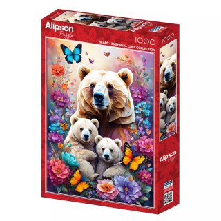 Puzzle 1000 elementów. Matczyna miłość. Misie