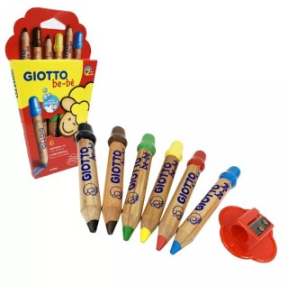 Kredki grube jumbo giotto (6 kolorów)