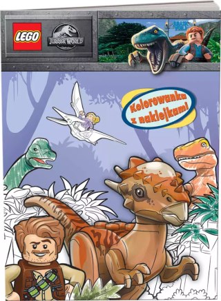 LEGO Jurassic World. Kolorowanka z naklejkami