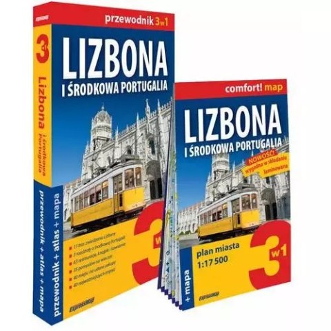 Przewodnik 3w1. Lizbona i Środkowa Portugalia Przewodnik 3w1. Lizbona i Środkowa Portugalia