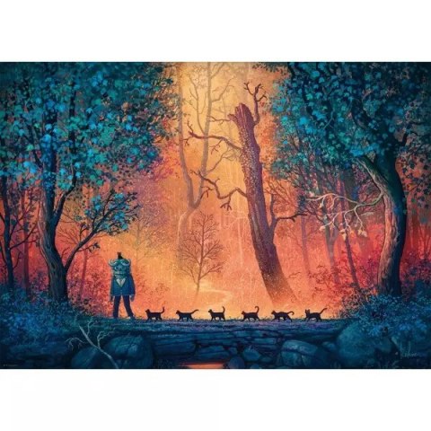 Puzzle Heye. 1000 elementów. Marsz przez las , Andy Kehoe Puzzle Heye. 1000 elementów. Marsz przez las , Andy Kehoe
