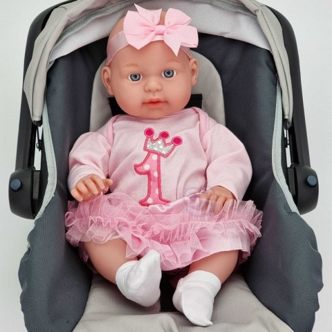 WOOPIE ROYAL Ubranko dla Lalki Zestaw Księżniczki Suknia Opaska 43-46 cm