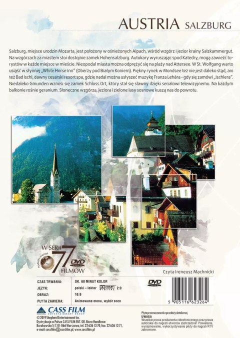 Podróże marzeń. Austria / Salzburg, DVD Podróże marzeń. Austria / Salzburg, DVD