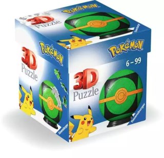 Puzzle 3D 54 elementy. Pokemon Repeat Ball