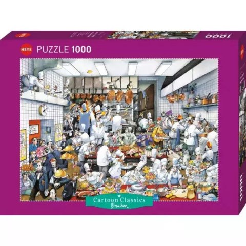 Puzzle Heye. 1000 elementów. Kreatywne gotowanie, Blachon Puzzle Heye. 1000 elementów. Kreatywne gotowanie, Blachon