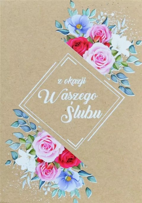 Kartka okolicznościowa Ślub Kartka okolicznościowa Ślub