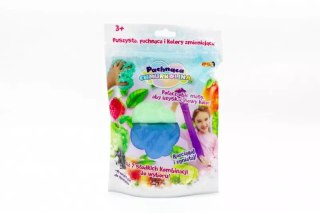 Masa plastyczna Pachnąca Chmurkolina 1 pack, seria 4, (2x30g) zielony+niebieski (mięta)