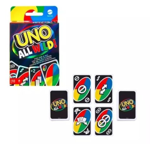 Mattel. HHL33 UNO All - Wild Dzikie karty Mattel. HHL33 UNO All - Wild Dzikie karty
