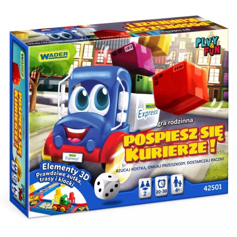 Play&Fun. Gra rodzinna Pospiesz się Kurierze! 42501 Play&Fun. Gra rodzinna Pospiesz się Kurierze! 42501