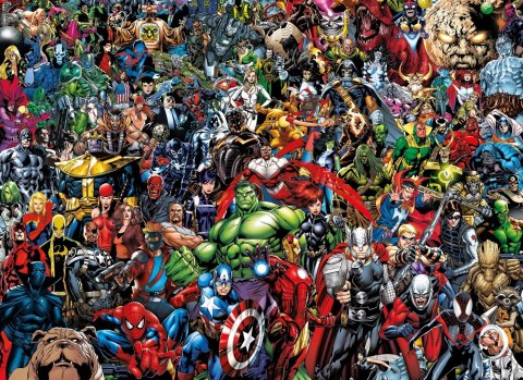 Puzzle 1000 elementów. Impossible puzzle! Marvel Puzzle 1000 elementów. Impossible puzzle! Marvel