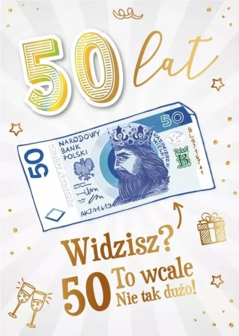 Karnet Urodziny 50 Karnet Urodziny 50