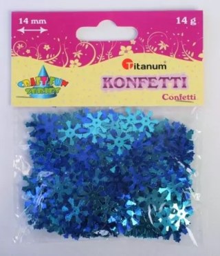 Konfetti Metalc Sniezynki 284807 14g Pbh
