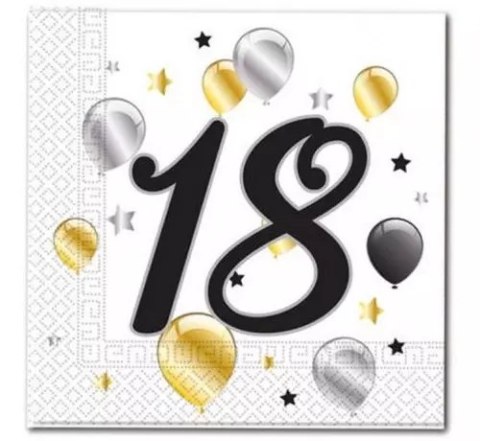Serwetka Pap 2warst 330x330 Go 18 Urodz Op20szt Serwetka Pap 2warst 330x330 Go 18 Urodz Op20szt