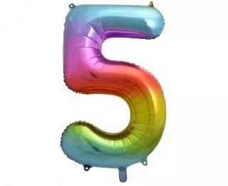 Balon Fol 85cm 5 Tecza Go Pbh