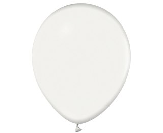 Balony metaliczne B&C, białe (10 sztuk)