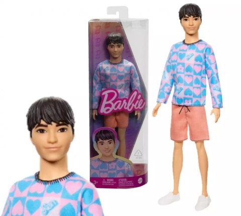 Brb Ken Stylowy Bluza W Serca Nieb-roz Hrh24 Wb6 Brb Ken Stylowy Bluza W Serca Nieb-roz Hrh24 Wb6