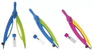 Cyrkiel Plast Grafit Etui