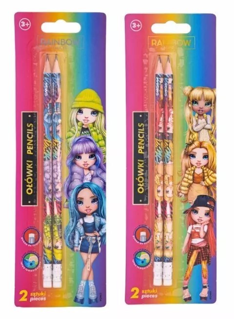 Ołówek Hb Rainbow 2szt Astra B/c Ołówek Hb Rainbow 2szt Astra B/c