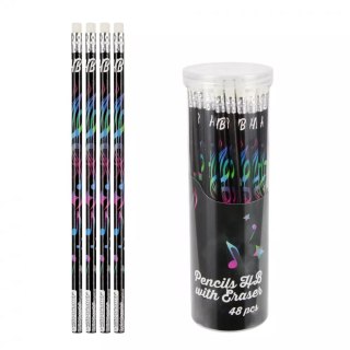 Ołówek z gumką Hb Music Starpak Tub A 48 288/1440