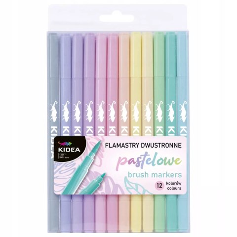 Pisaki 2str 12 kolorów Pastel Kidea Derform Etui Pisaki 2str 12 kolorów Pastel Kidea Derform Etui