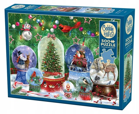 Puzzle Cobble Hill 500 XXL Standard 500 elementów Kule śnieżne 45077