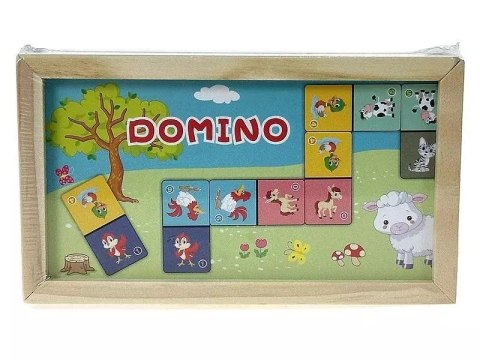 Domino drewniane Zwierzątka Domino drewniane Zwierzątka