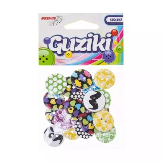 Guziki kolorowe wzory