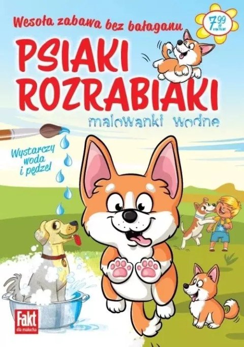 Psiaki rozrabiaki. Malowanki wodne Psiaki rozrabiaki. Malowanki wodne