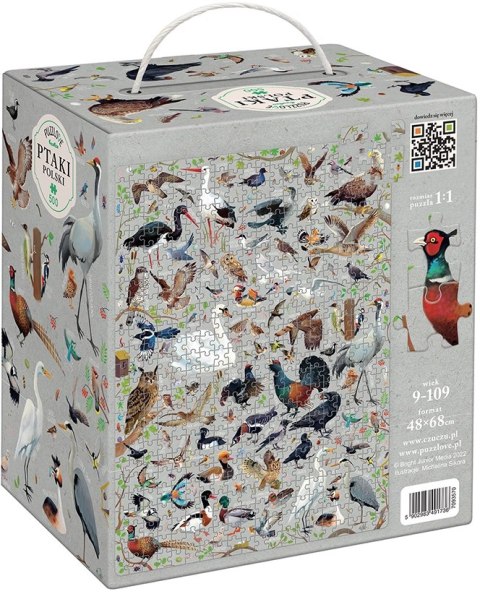 Puzzle 500 elementów. Puzzlove CzuCzu. Ptaki