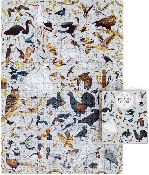 Puzzle 500 elementów. Puzzlove CzuCzu. Ptaki