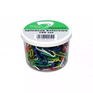 Spinacz kolorowy economy 28mm 150szt