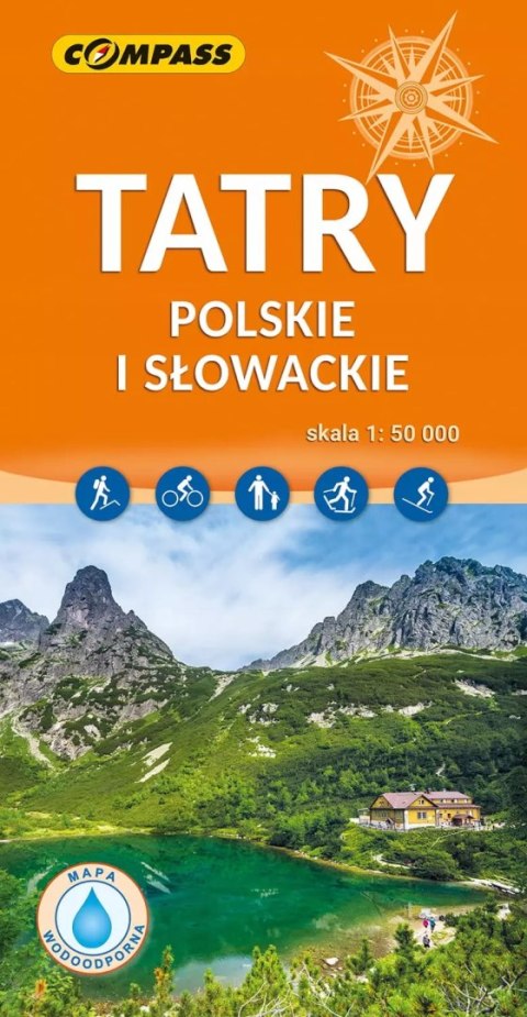 Tatry Polskie i Słowackie mapa turystyczna 1:50 000 Tatry Polskie i Słowackie mapa turystyczna 1:50 000