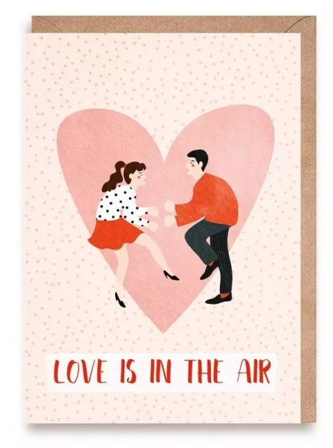 Walentynka Love is in the Air, eko koperta Walentynka Love is in the Air, eko koperta
