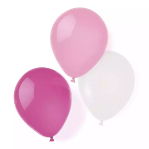 Balony lateksowe hot pink 25,4cm/10 8szt. Balony lateksowe hot pink 25,4cm/10 8szt.