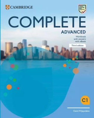 Complete Advanced. Third Edition. C1 Workbook with answers with eBook