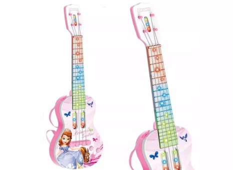 Gitara Elektryczna Z Księżniczką Dla Dzieci Światła Melodie Różowa Gitara Elektryczna Z Księżniczką Dla Dzieci Światła Melodie Różowa