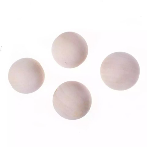 Koraliki drewniane kulki 40mm 4szt Koraliki drewniane kulki 40mm 4szt