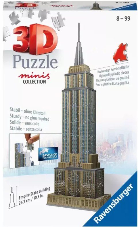 Puzzle 3D 54 elementy. Empire State Building Puzzle 3D 54 elementy. Empire State Building