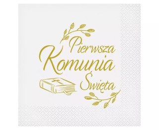 Serwetki Pierwsza Komunia biblia 33x33cm 20szt